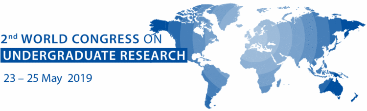 Das Bild zeigt das Logo des "Second World Congress on Undergraduate Research".